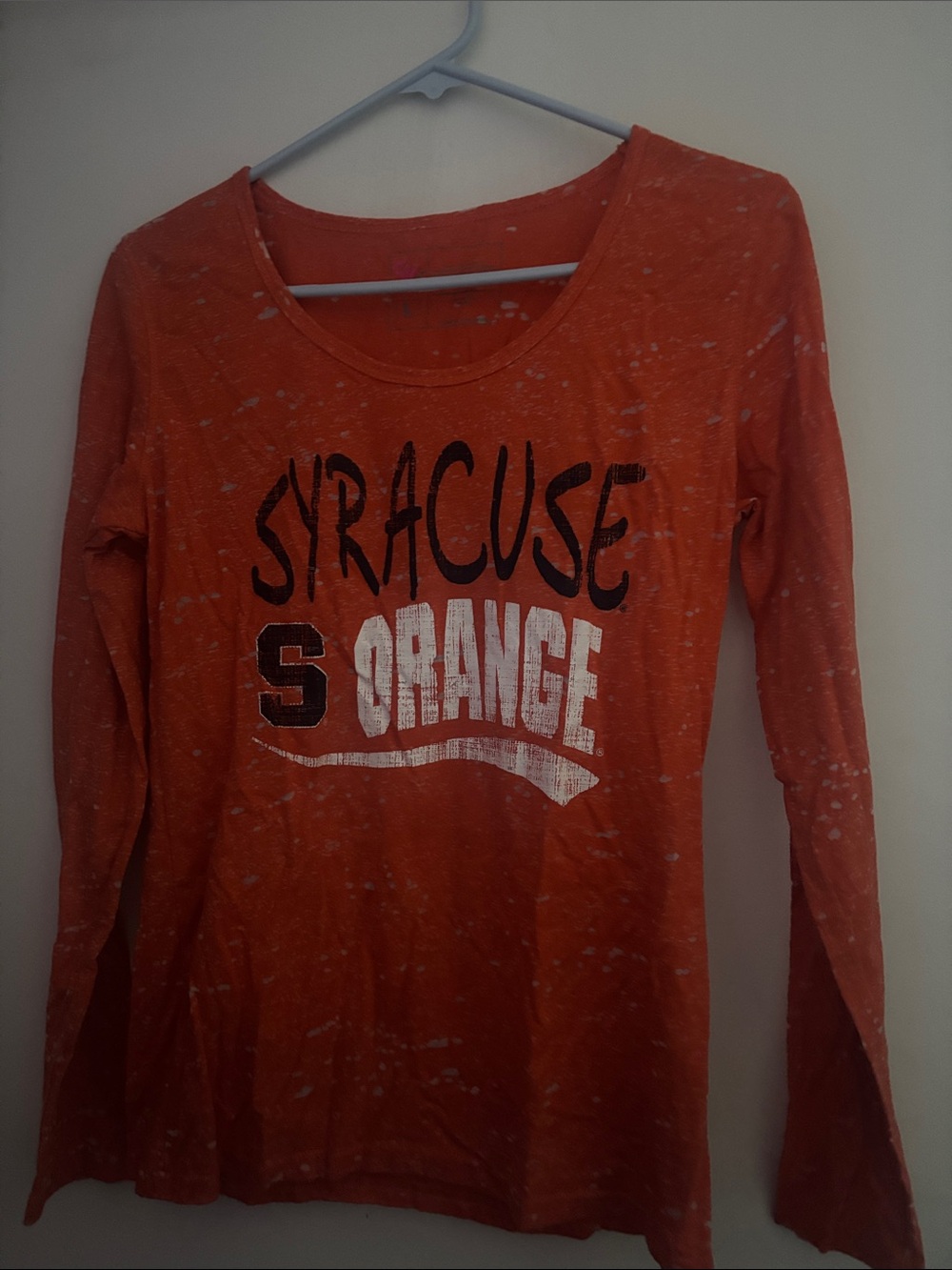 Syracuse Orange Long Sleeve Women's Tee - Orange